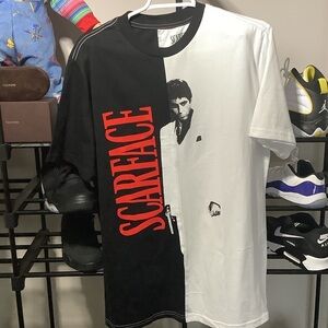 SCARFACE Black and White Graphic T-Shirt NWT size medium men’s